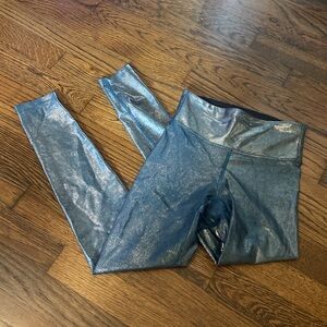 Heroine Sport Shiny Blue Leggings